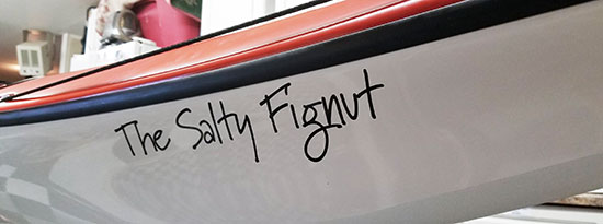 Custom Vinyl Kayak Lettering Custom Vinyl Kayak Lettering