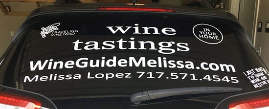 Custom Vinyl Traveling Vineyard Decal Custom Vinyl Traveling Vineyard Decal