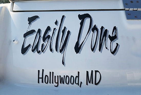 Custom Vinyl Boat Name Custom Vinyl Boat Name