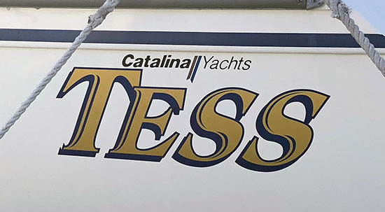 Custom Vinyl Boat Name Custom Vinyl Boat Name