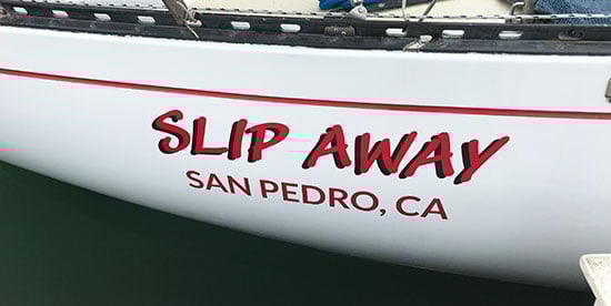 Custom Vinyl Boat Name Custom Vinyl Boat Name