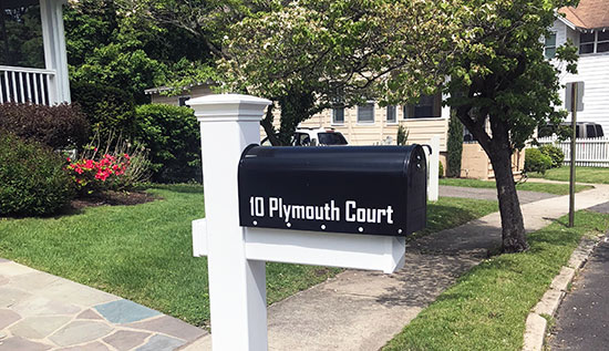 Custom Vinyl Mailbox Lettering Custom Vinyl Mailbox Lettering