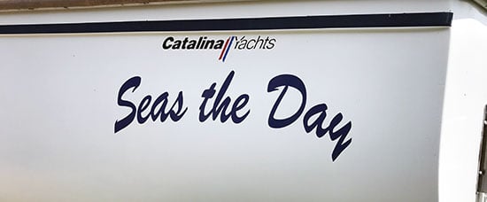 Custom Vinyl Boat Name Custom Vinyl Boat Name