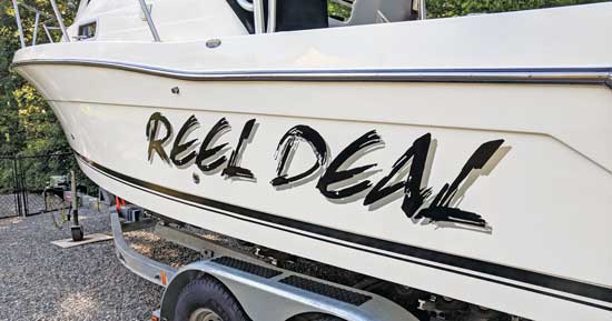 Custom Vinyl Boat Lettering Custom Vinyl Boat Lettering
