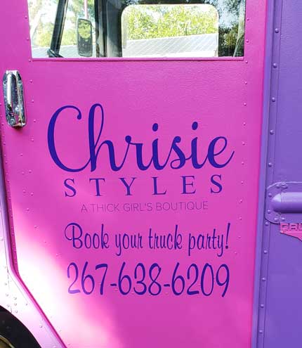 Custom vehicle lettering decals Custom vehicle lettering decals