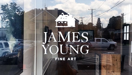 Submitted by: James Young, Granville, Ohio Custom Vinyl Lettering For Window Storefront