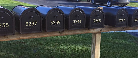 Custom Vinyl Numbers For Mailboxes Custom Vinyl Numbers For Mailboxes