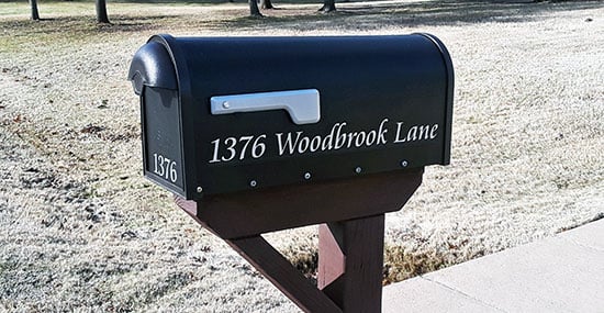 Custom Vinyl Lettering For Mailbox Custom Vinyl Lettering For Mailbox
