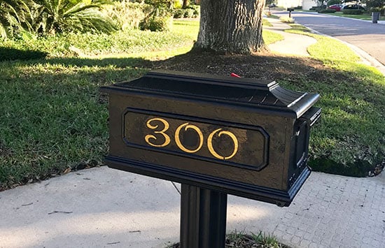 Custom Vinyl Mailbox Numbers Custom Vinyl Mailbox Numbers