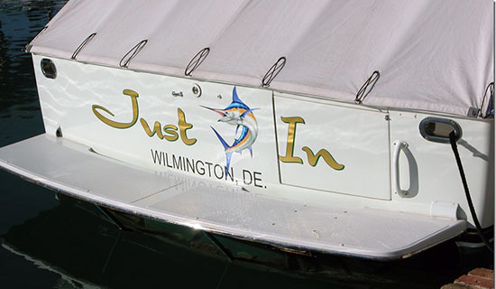 Custom Vinyl Decal For Boat Name Custom Vinyl Decal For Boat Name