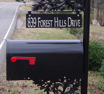 Reflective Mailbox Lettering Reflective Mailbox Lettering