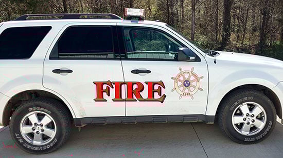 Custom Vinyl Lettering For Fire Vehicle Custom Vinyl Lettering For Fire Vehicle
