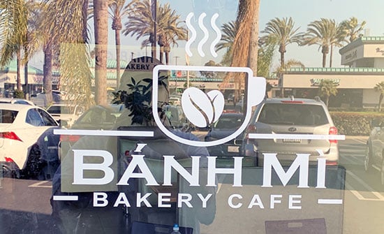 Submitted by: Randy, Garden Grove, CA, USA Custom Vinyl Logo For Storefront Window