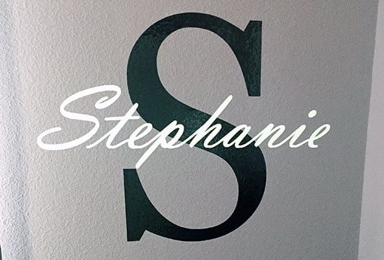 Custom Vinyl Wall Lettering Custom Vinyl Wall Lettering