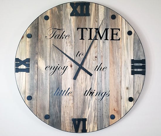 Custom Vinyl Lettering For Clock Custom Vinyl Lettering For Clock