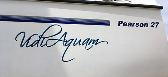 Custom Vinyl Boat Lettering Custom Vinyl Boat Lettering