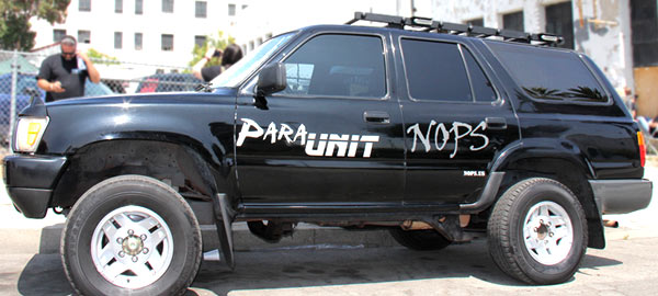 Custom vinyl decals on a vehicle Custom vinyl decals on a vehicle