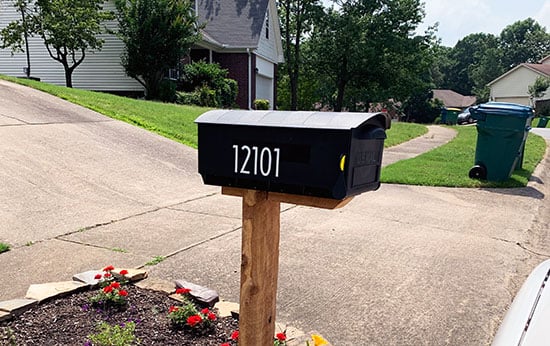Custom Vinyl Numbers For Mailbox Custom Vinyl Numbers For Mailbox