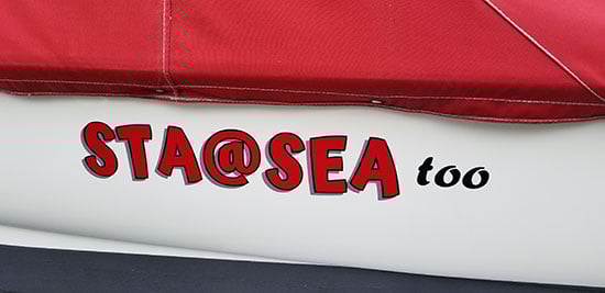Custom Vinyl Boat Name Custom Vinyl Boat Name