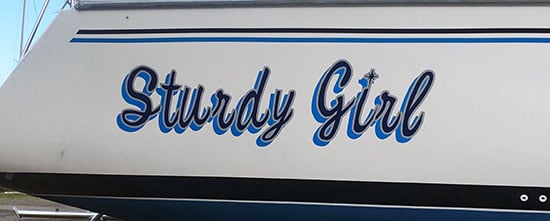 Custom Vinyl Lettering For Boat Name Custom Vinyl Lettering For Boat Name