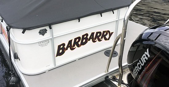 Custom Vinyl Boat Name Custom Vinyl Boat Name