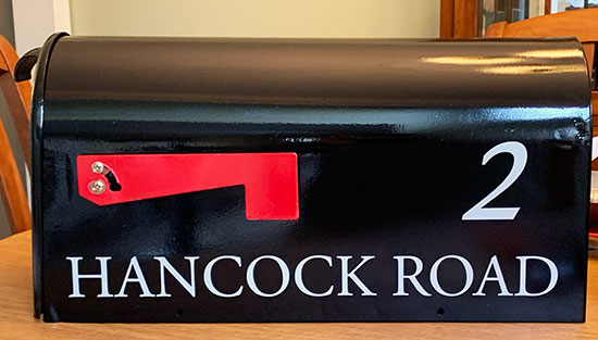 Custom Vinyl Mailbox Lettering Custom Vinyl Mailbox Lettering