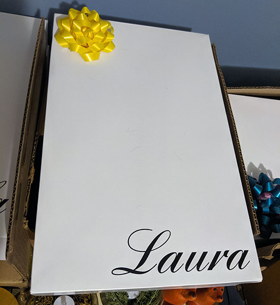 Custom Vinyl Lettering For Gift Box Custom Vinyl Lettering For Gift Box