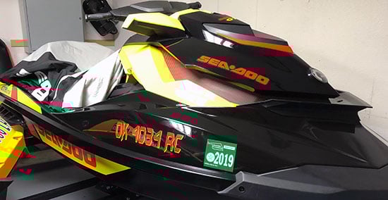 Custom Vinyl JetSki Registration Numbers Custom Vinyl JetSki Registration Numbers