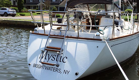 Custom Vinyl Boat Name Custom Vinyl Boat Name
