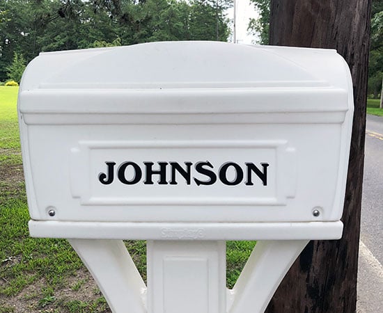 Custom Vinyl Lettering For Mailbox Custom Vinyl Lettering For Mailbox