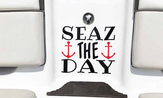 Custom Vinyl Boat Name Custom Vinyl Boat Name