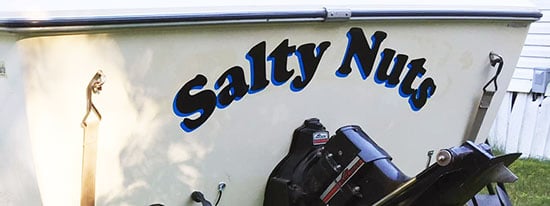 Custom Vinyl Boat Name Custom Vinyl Boat Name