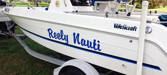 Custom Vinyl Lettering For Boat Name Custom Vinyl Lettering For Boat Name
