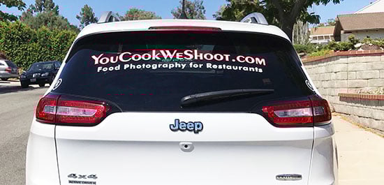 Custom Vinyl Logo for Vehicle Window Custom Vinyl Logo for Vehicle Window