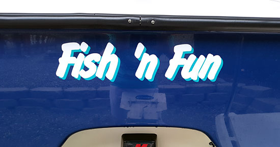 Custom Vinyl Boat Name Custom Vinyl Boat Name