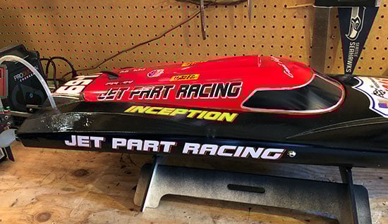 Custom Vinyl RC Boat Lettering Custom Vinyl RC Boat Lettering