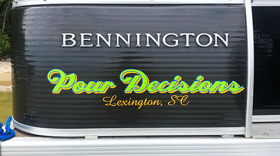 Custom Vinyl Boat Name Custom Vinyl Boat Name