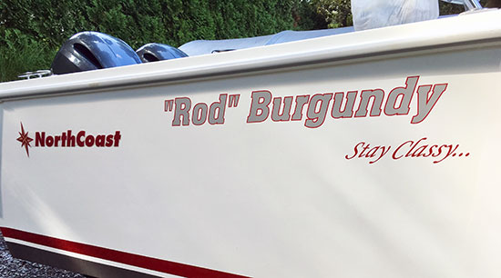 Custom Vinyl Boat Lettering Custom Vinyl Boat Lettering