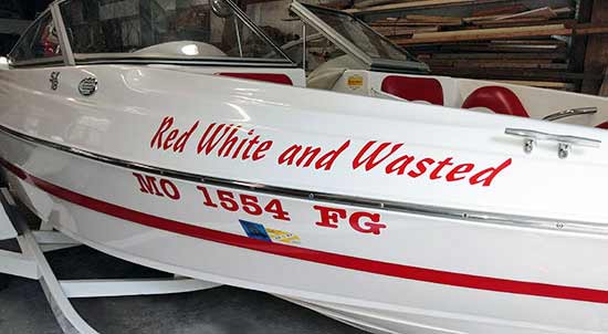 Custom Vinyl Boast Lettering Custom Vinyl Boast Lettering