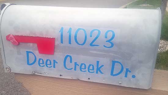 HOA Mailbox Lettering HOA Mailbox Lettering