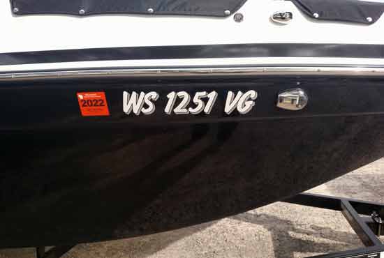 Boat Registration Lettering Boat Registration Lettering
