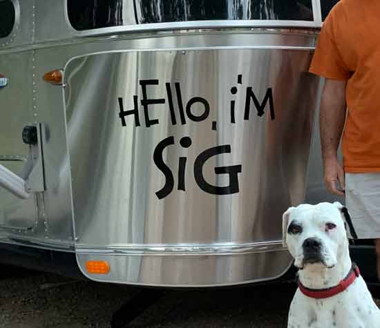 Vinyl Lettering - Airstream Trailer Vinyl Lettering - Airstream Trailer