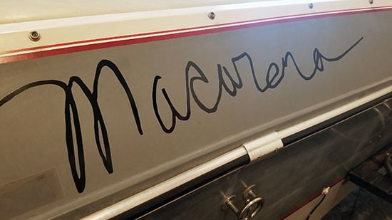 Custom Vinyl Boat Name Custom Vinyl Boat Name