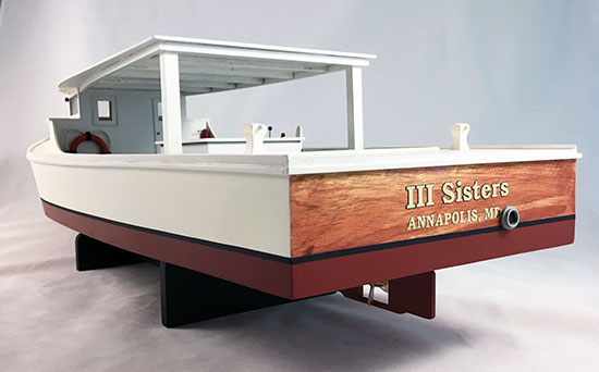 Custom Vinyl Model Boat Name