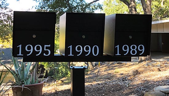 Custom Vinyl Mailbox Numbers Custom Vinyl Mailbox Numbers