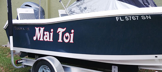 Custom Vinyl Lettering For Boat Name Custom Vinyl Lettering For Boat Name