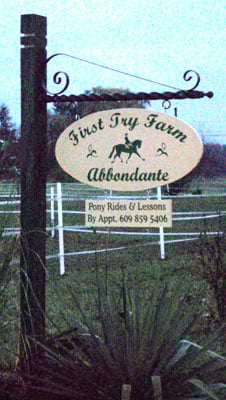 Lettering and graphic on a sign Lettering and graphic on a sign
