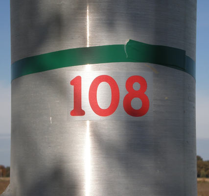 Custom decals on a lightpost Custom decals on a lightpost