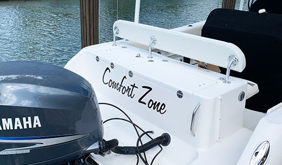 Custom Vinyl Boat Name Custom Vinyl Boat Name