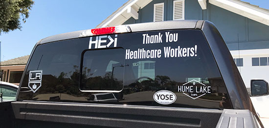 Custom Vinyl Truck Window Lettering Custom Vinyl Truck Window Lettering